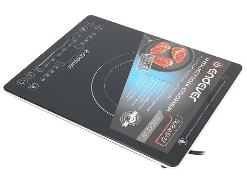 Плитка индукционная Endever Skyline IP-37 Черная, 2200Вт, Сенсорное упр., 1 конфорка
