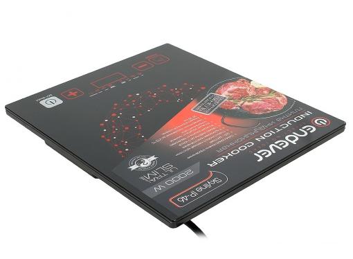 Плитка индукционная Endever Skyline IP-46 Черная, 2000Вт, Сенсорное упр., 1 конфорка