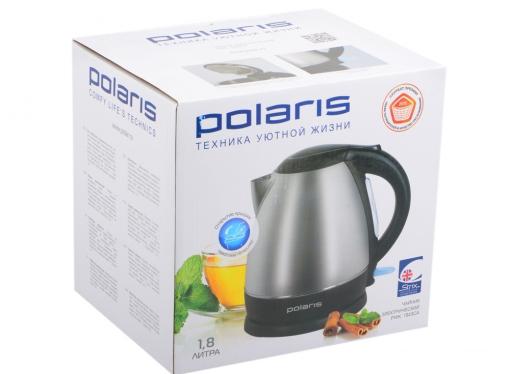 Чайник Polaris PWK 1843CA 2100 Вт 1.8 л металл серебристый чёрный