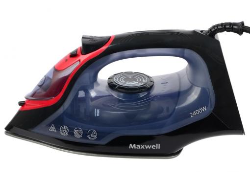 Утюг Maxwell MW-3034(BK) 2400Вт чёрный прозрачный