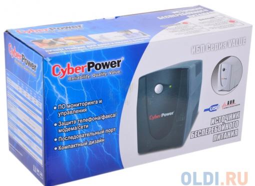 ИБП CyberPower VALUE 800EI-B 800VA/480W USB/RS-232/RJ11/45 (3 IEC)