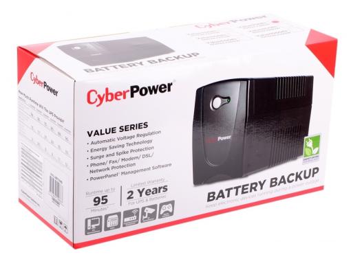 ИБП CyberPower VALUE 700EI-B 700VA/385W USB/RS-232/RJ11/45 (3 IEC)
