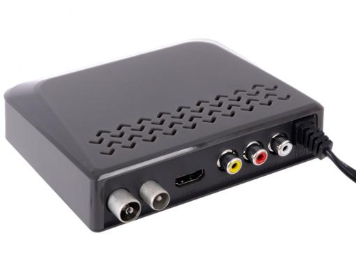 Цифровой телевизионный DVB-T2 ресивер BBK SMP018HDT2 темно-серый