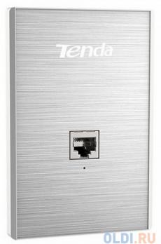 Точка доступа Tenda W6-US Точка доступа встраиваемая в стену 802.11bgn 300Mbps 2.4 ГГц 1xLAN серебристый