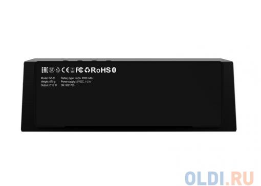 Портативная колонка GZ Electronics LoftSound GZ-11 Black Беспроводная акустика / 2 x 10 Вт / 60 - 18000 Гц / Bluetooth 4.2 / 3D Stereo