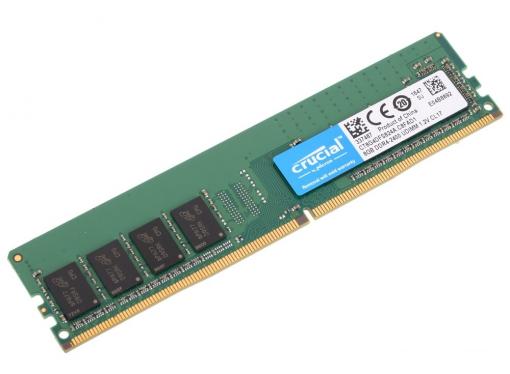 Память DDR4 8Gb (pc-19200) 2400MHz Crucial Single Rank x8 CT8G4DFS824A