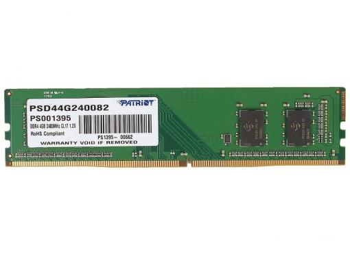 Память DDR4 4Gb (pc-19200) 2400MHz Patriot DRx16bit PSD44G240082