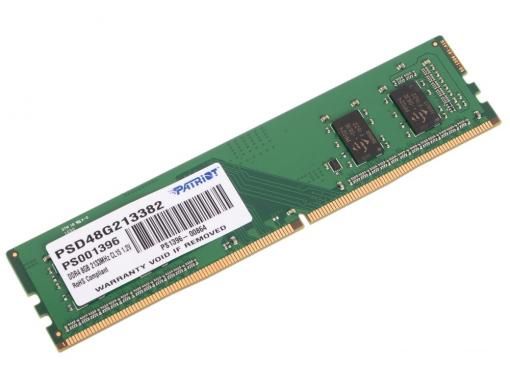 Память DDR4 8Gb (pc-17000) 2133MHz Patriot PSD48G213382