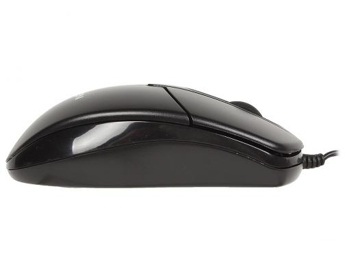 Мышь SVEN RX-112 PS/2 чёрная, 2+1 клавиши, симметричная форма, коробка цвет