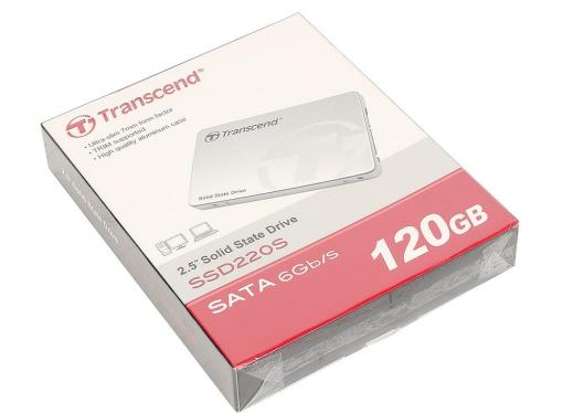 SSD накопитель Transcend SSD220 TS120GSSD220S 120GB SATA III/2.5