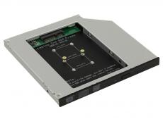 ORIENT UHD-2MSC9, Шасси для SSD mSATA для установки в SATA отсек оптического привода ноутбука 9.5 мм
