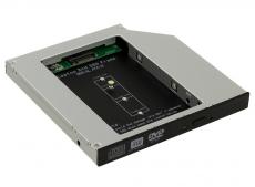 ORIENT UHD-2M2C12, Шасси для SSD M.2 (NGFF) для установки в SATA отсек оптического привода ноутбука 12.7 мм