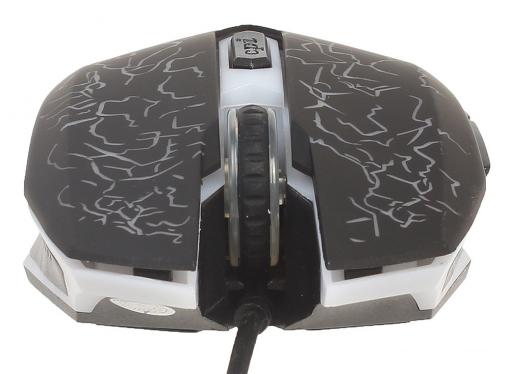 Мышь Oklick 895G черный оптическая (2400dpi) USB игровая (5but)