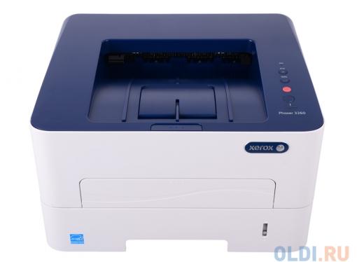 Принтер Xerox Phaser 3260DNI (A4, лазерный, 28 стр/мин, до 30K стр/мес, 256 Mb, PCL 5e/6, PS3, USB, Ethernet, лоток 250 листов, Duplex)